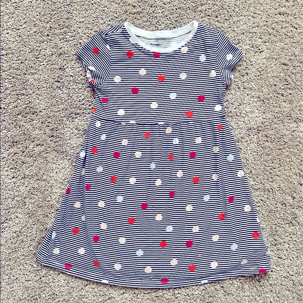 Polka dot tee shirt dress